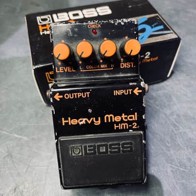 Boss HM-2 Heavy Metal MIJ (Black Label) 1988 - 1992 - Black image 1