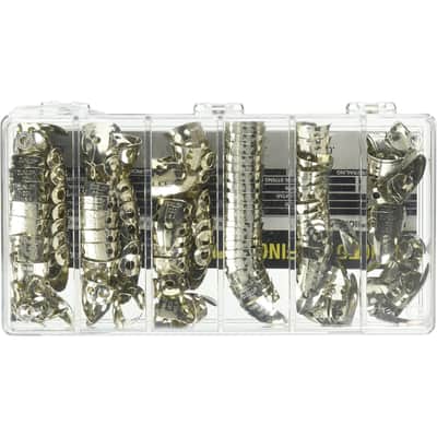 Dunlop 3020 Nickel Sliver Cabinet of 120 Finger Picks image 2