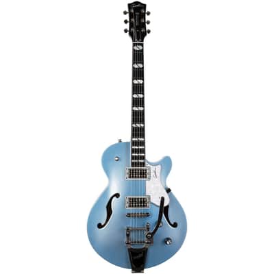 Godin 051595 Montreal Premiere LTD w/ Bigsby Semi-hollow Electric Guitar - Imperial Blue (Demo Unit) image 3