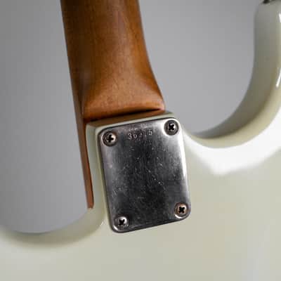 1959 Fender Stratocaster White Refin Vintage Electric Guitar w/HSC image 23