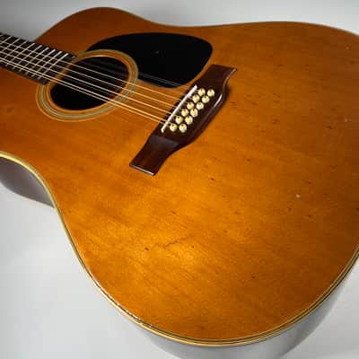 Kasuga T-413 '80s Vintage MIJ 12 Strings Acoustic Guitar Made in Japan image 4