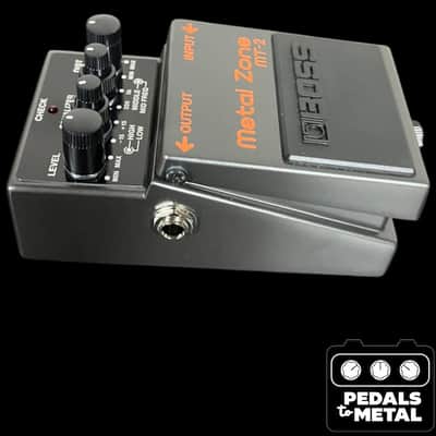 Boss MT-2 Metal Zone (Silver Label) 1991 - Present - Black - | Reverb