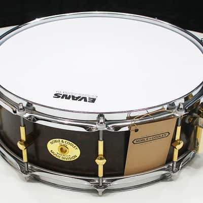 Noble & Cooley Solid Shell Classic Maple 5" x 14" Snare Drum w/ VIDEO! Espresso Satin image 2