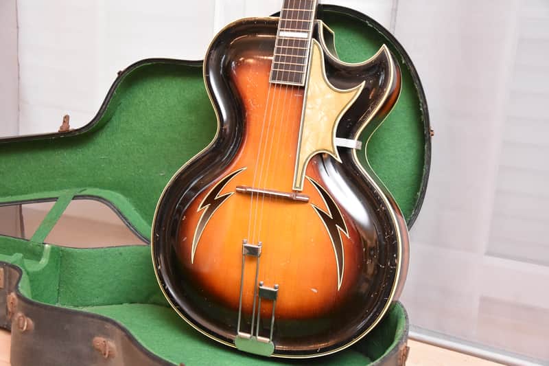 Osbama Tango – RARE! 1959 German GDR Vintage Archtop Jazz Guitar by Erich Neudel! image 1