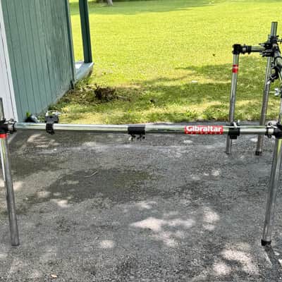 Gibraltar Vintage 80's 2 Sided Drum Rack with Clamps and Memory Locks image 2