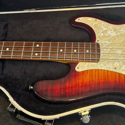 Fender Foto Flame Precision Bass MIJ 1995 - Sunburst image 18