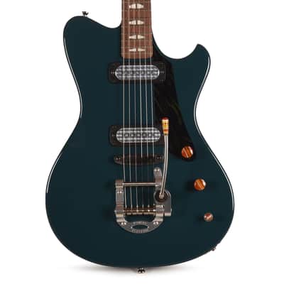 Powers Electric A-Type Fjord Green w/FF42 Pickups (Serial #B333) image 2