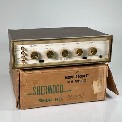 Vintage Sherwood Model S-1000 II Mono Tube Integrated Amplifier