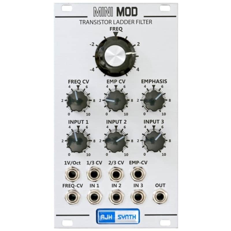 AJH Synth AJH Synth MiniMod VCF Eurorack Module (Silver) Silver