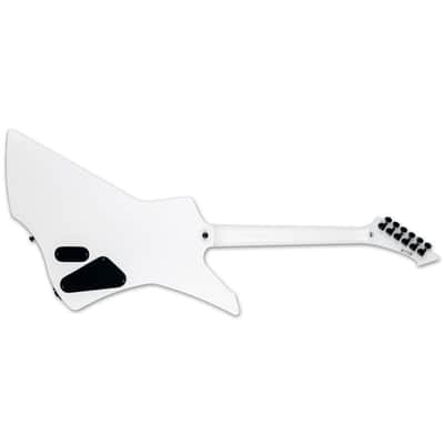 ESP LTD James Hetfield Signature Snakebyte Left-Handed Guitar w/ EMG JH Set Pickups & Hardshell Case - Snow White image 5