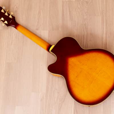 1995 Epiphone Emperor II Joe Pass Archtop Electric Guitar w/ Case, Korea Samick image 12
