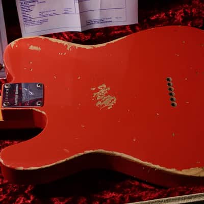 Fender CUSTOM SHOP Limited Edition 1960 Telecaster Relic 2009 - fiesta red image 11