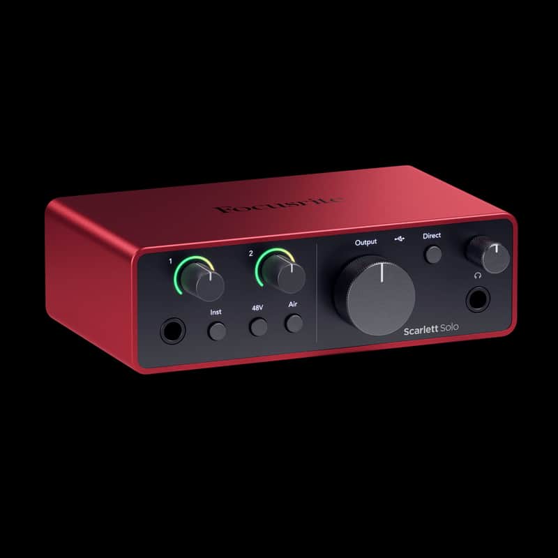 Focusrite Scarlett Solo 4th Gen USB Audio Interface Bild 1