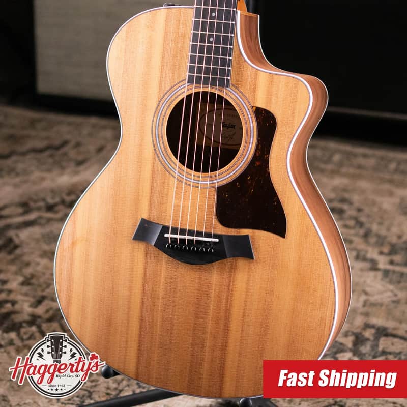 Taylor 212ce Grand Concert Acoustic/Electric Guitar with Gig Bag image 1