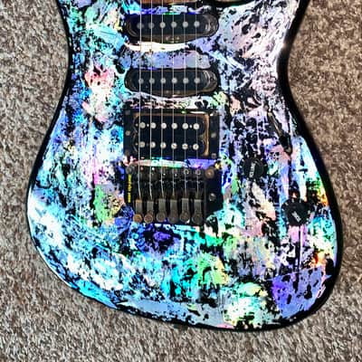 Vintage Fernandes Electric guitar super Strat copy made in japan haloflash image 3