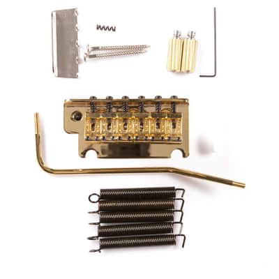 Genuine Kluson K2PTG Stratocaster 2 Point Fender mount tremolo Gold image 1