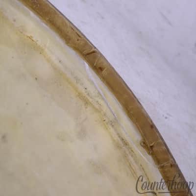 *Slingerland Snare 14"Slunk Radio King Calf Skin Drum Resonant Head Vintage 50s* image 5