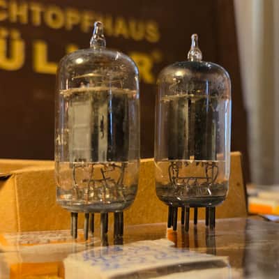 NOS PAIR KEN-RAD ECC83 12AX7 - 102% & 96% Long Plate Tubes image 5