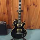 Gibson Les Paul Custom 1977 Black/Chrome with plush factory "chainsaw" HD hard shell case