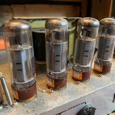 Vintage 1975 Laney Klipp L100 Lead Valve Amplifier Grey Head Partridge *1970s* image 20