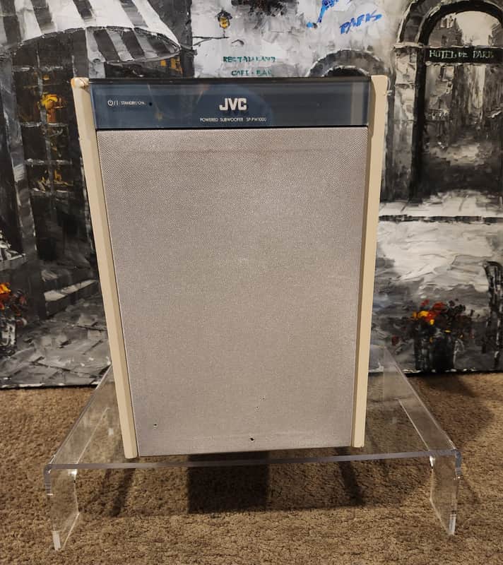 JVC JVC SP-PW1000 Powered Subwoofer 90s - Wood | Reverb