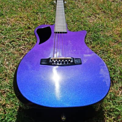 Journey Instruments OF660BP Carbon Fiber Collapsible (B-Stock) Blue/Purple Gloss image 6