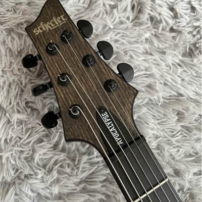 Schecter C-1 Schecter C-1 EX Apocalypse Rusty Grey Baritone 6 String Guitar Discontinued 2 - Excellent image 4