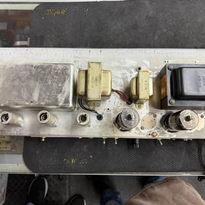 Fender Bandmaster 40-Watt 2-Channel Guitar Amp Head 1966 - Black Panel image 17