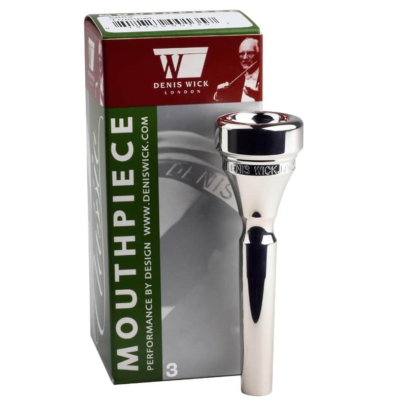 Denis Wick Classic Trumpet Mouthpiece Silver Plated, 5882-3 - Barrel Backbore for Balanced Airflow and Tone - Trumpet Accessories for Effortless Articulation 16.75 x 5.05 x 3.7mm image 1