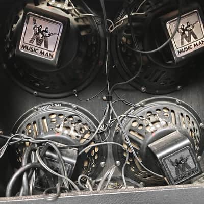 Music Man 410-HD One Thirty 2-Channel 130-Watt 4x10" Guitar Combo 1974 - 1979 - Black image 14