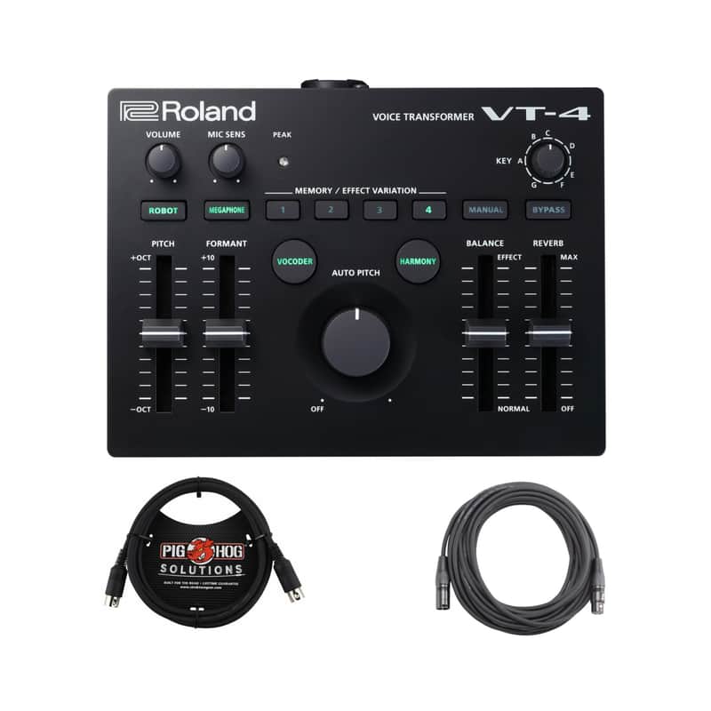 Roland VT-4 Voice Transformer and Effects Processor with XLR and MIDI Cables image 1
