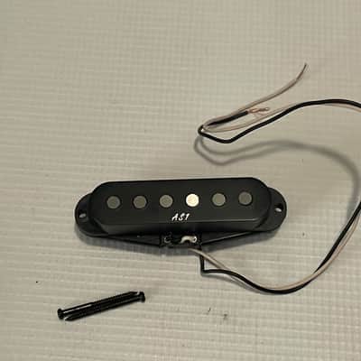 1990's Korean Ibanez S470 S Series AS1 Black Middle Single Coil Guitar Pickup 5.59k image 1