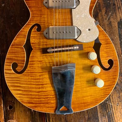 Retrograde Guitars Cambridge Hollow Body 2021 Honey Amber Varnish NEW (Authorized Dealer) image 12
