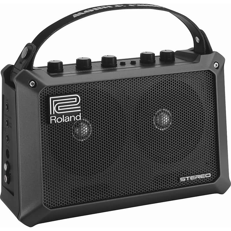 Roland Mobile Cube Battery-Powered Stereo Guitar Combo Amp Regular Black image 1