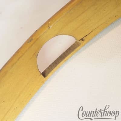 *Nokes&Nicolai 14" Snare Drum Hoop Resonant Side Rim Vintage 10s 1Ply Maple Wood image 3