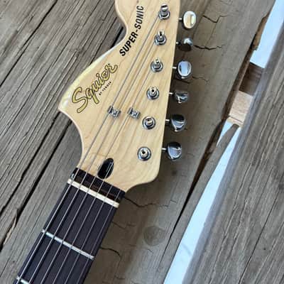 Squier Paranormal Super-Sonic 2020 - Graphite Metallic limited edition electric guitar image 6