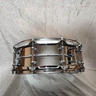 Ludwig LB400BT Brass Edition Supraphonic 5x14" 10-Lug Snare Drum with Tube Lugs 1998 - 2019 - Chrome-Plated image 3