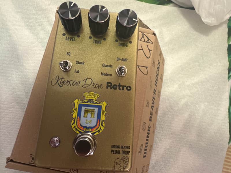 DRUNK BEAVER KHERSON Driver Retro 2025 - limited edition pedal MINT inspired by the boss super driver image 1