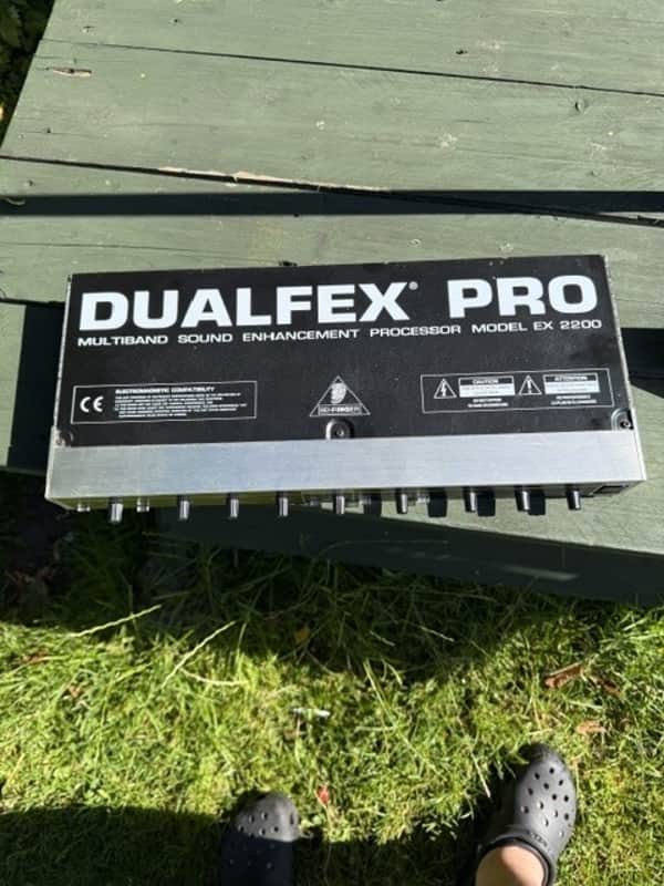 Behringer Dualfex Pro EX2200 Multiband Sound Enhancer / Exciter 2000s - Black / Silver image 1