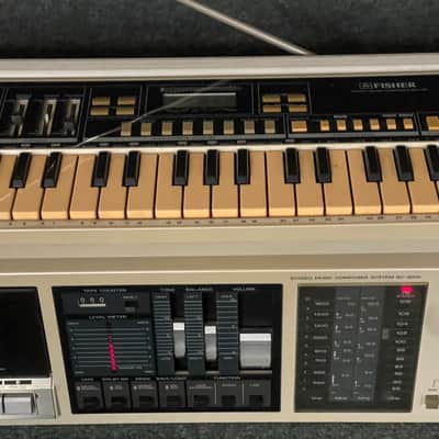 1980's FISHER SC-300K Portable Music Composer System Boombox Stereo w/Keyboard image 3