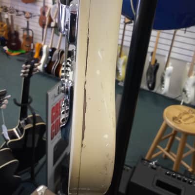 Custom built Rickenbacker 4001 Left-Handed 1975 White with White binding image 7