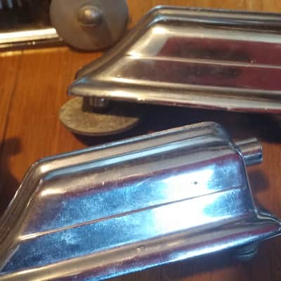 Rogers SWIVOMATIC 4 Bass Drum Beavertail LUGS 1960'S Cleveland SPRING INSERTS FELTS NO TARIFFS image 7