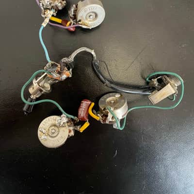 Gibson 1967 ES 335 SG Control Harness Volume Tone Pots Caps 3 Way and Jack 1960's image 6