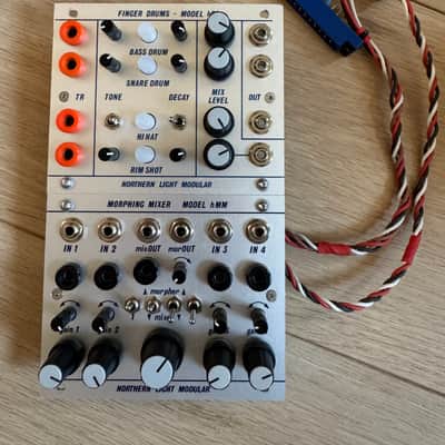 Northern Light Modular Finger Drums Model hFD & Morphing Mixer Model hMM - Silver image 2