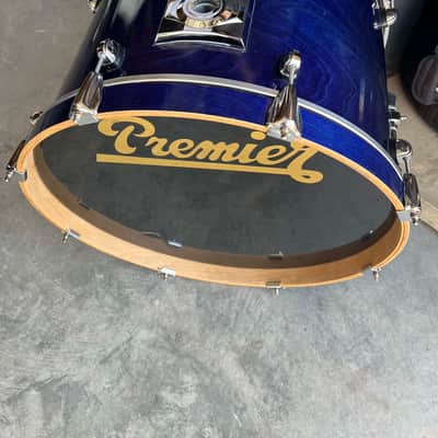 Premier Artist Birch 90s era - Blue Gloss Lacquer 22x16 Very Nice Condition! image 1