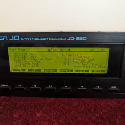 Roland Super JD-990 Sound Module with SR-JV80-04 Vintage Synth Expansion 1993 - 1996 - Black RackMount Synthesizer Rack Mount Synth Unit image 4