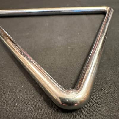 Unbranded 5" Triangle, Chrome Plated Steel, 1/4" diameter Rod - MINT image 7