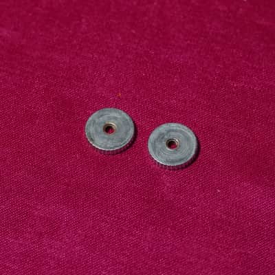 Gibson Custom Shop Softbrass Thumb Wheels Nickel Aged image 1