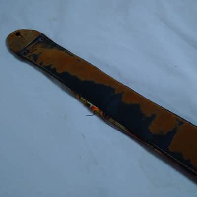 FENDER , GIBSON ERIC CLAPTONS ORIGINAL GUITAR STRAP 1970s Swirl image 10