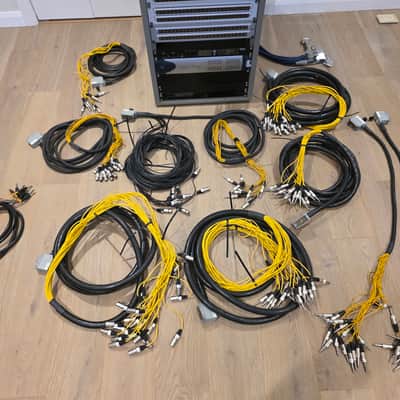 5x Canford M&M Broadcast-spec 2U Bantam Patchbays 2x24, Canford/VanDamme looms image 7